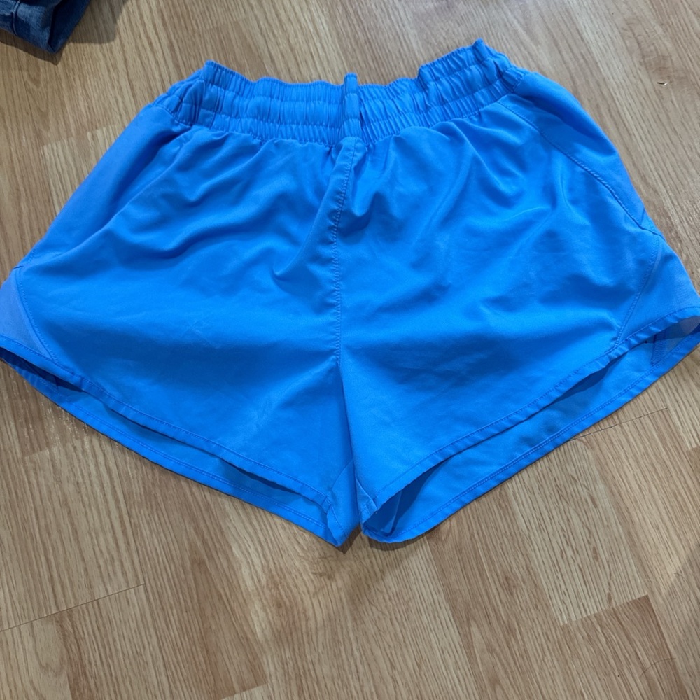 All in Motion Blue Athletic Shorts Lightweight Elastic Waist